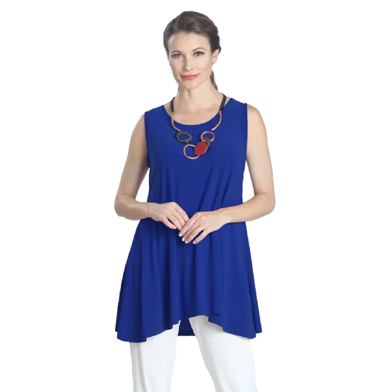  Charming Women's GarmentsExtender Length Tank in Cobalt - 6822T-COB