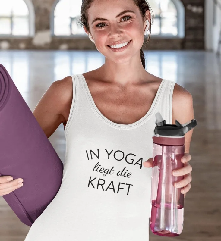  Women's Seasonal ClothesIn Yoga liegt die Kraft 100% Bio Tank Top