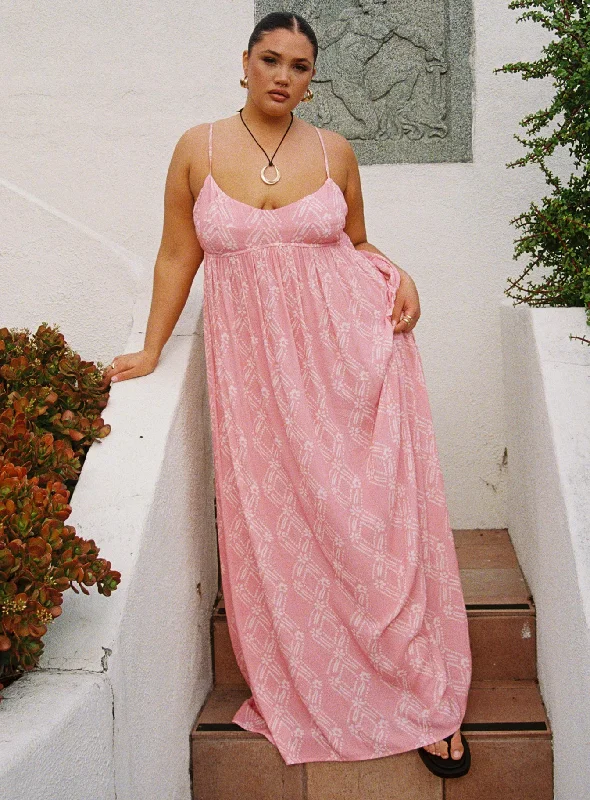  Seasonal Style DiscountsSeabreeze Maxi Dress Pink Curve