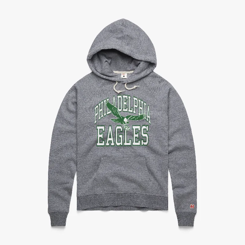  Women's Stylish Vacation AttireWomen's Philadelphia Eagles Arch Hoodie