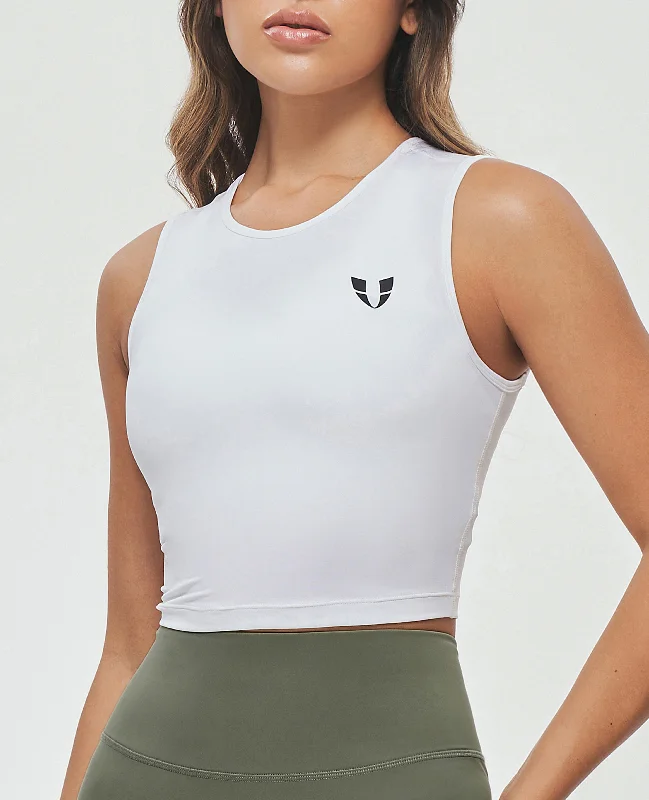  Fashion-Forward OffersSeamless Athletic Tank - White