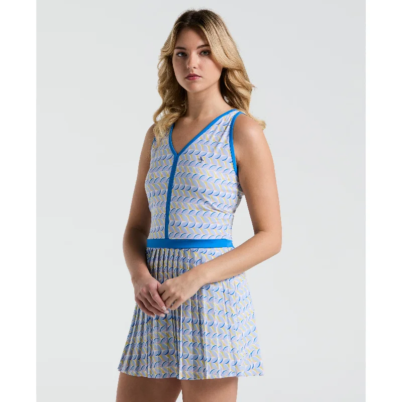  Women's Trendy Casual ClothesWomen's Cut-Out Tennis Dress With Pleats