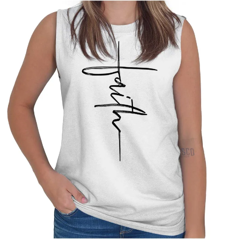  Women's Casual Wear ClothingFaith Fashion Sleeveless T Shirt