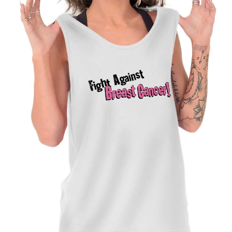  Women's Comfortable GarmentsBreast Cancer Awareness Tank Top