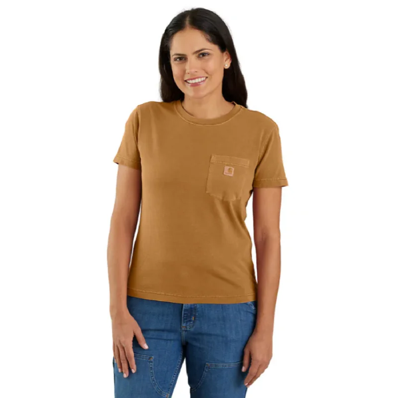  Timeless Women's ClothingCarhartt Women's Re-Engineered Garment Dyed Pocket Short Sleeve T-Shirt