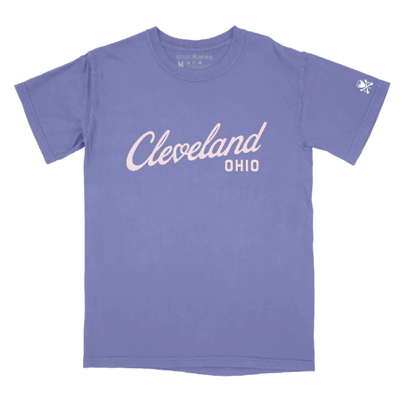  Women's Sports ApparelCleveland Heart Script - Unisex Crew T-Shirt