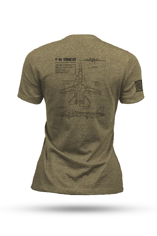  Women's Athletic GarmentsF-14 Tomcat Schematic - Women's T-Shirt