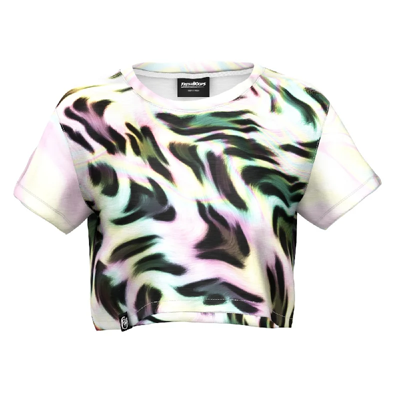  Women's Professional AttireLucid Spots Crop Top