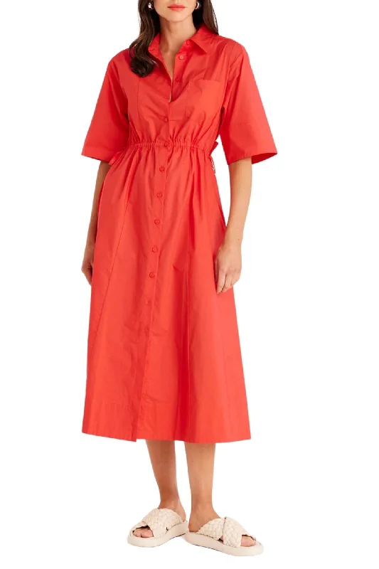  Season OfferLUCY POPLIN SHIRT DRESS - CSS23329