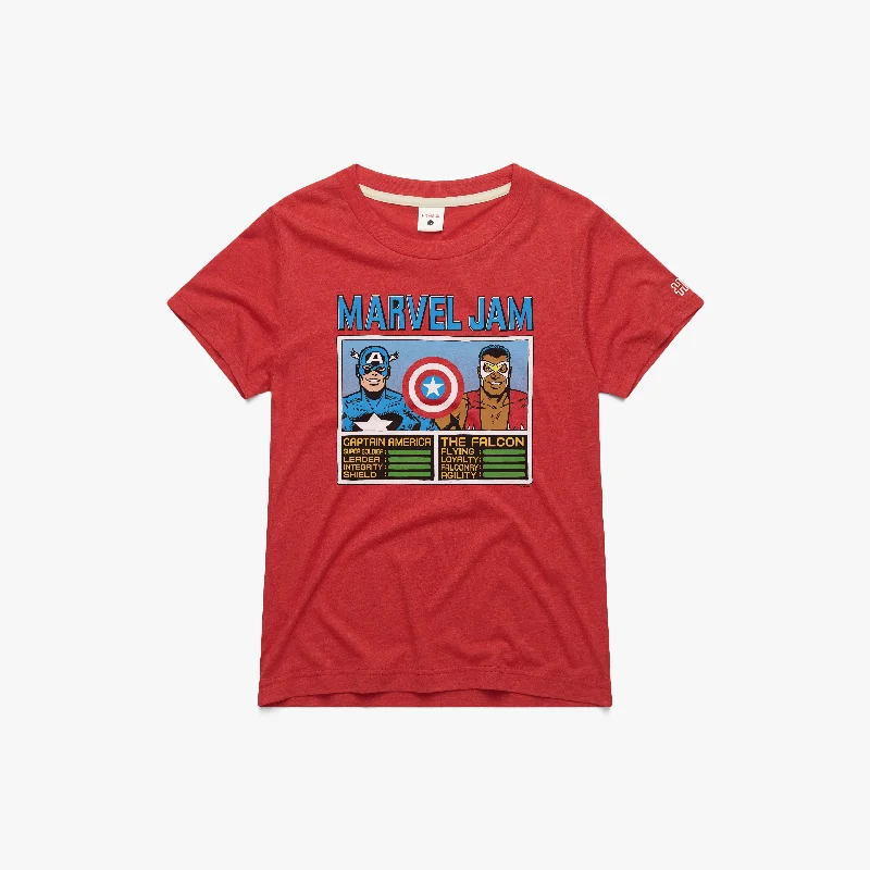  Women's Evening ApparelWomen's Marvel Jam Captain America And The Falcon