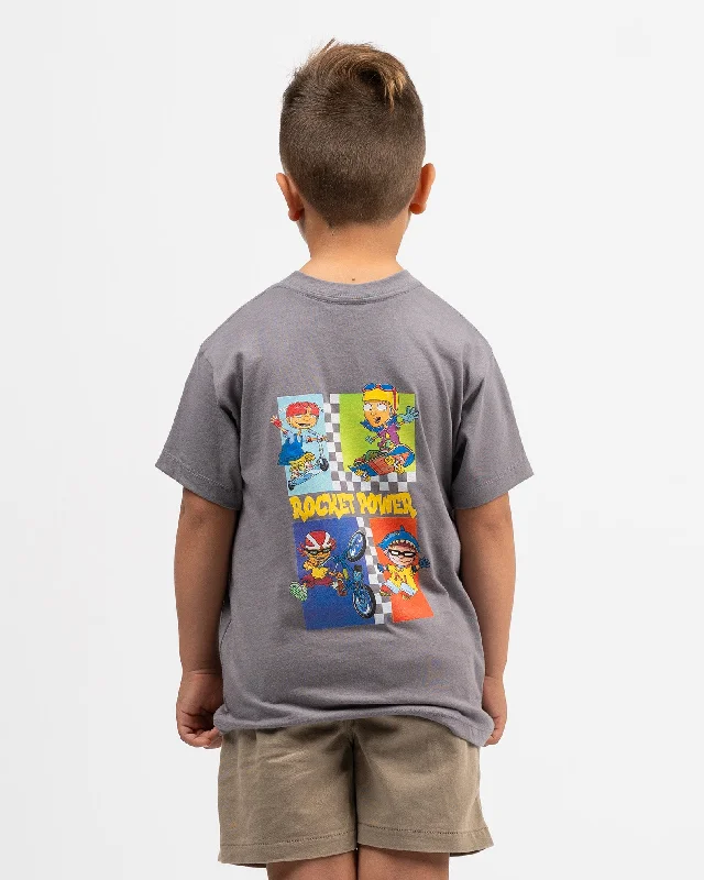  Trendy ThreadsKids (2-7) Rocket Power X Jack's "Checkered Skate" S/S Tee