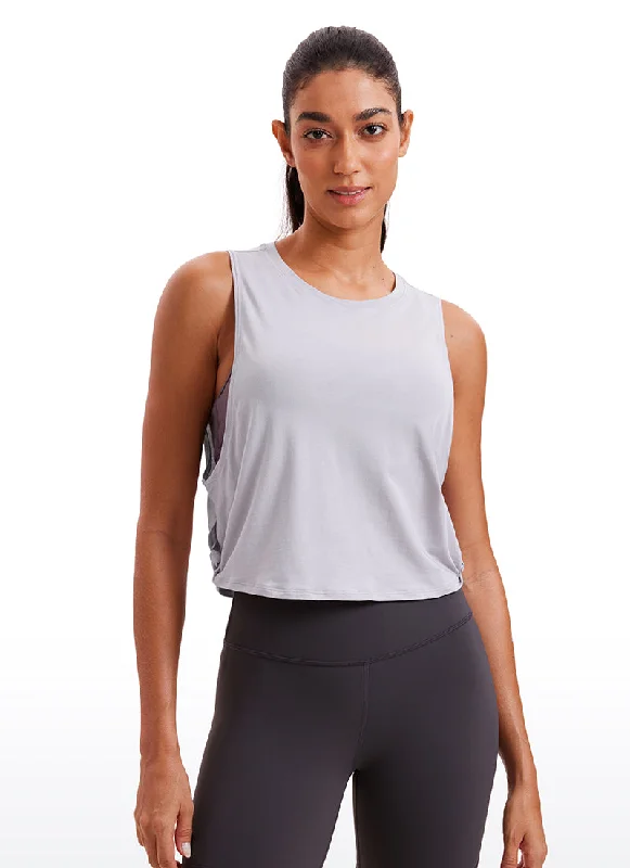  Formal Attire For WomenPima Cotton Crop Tank Deep Armhole