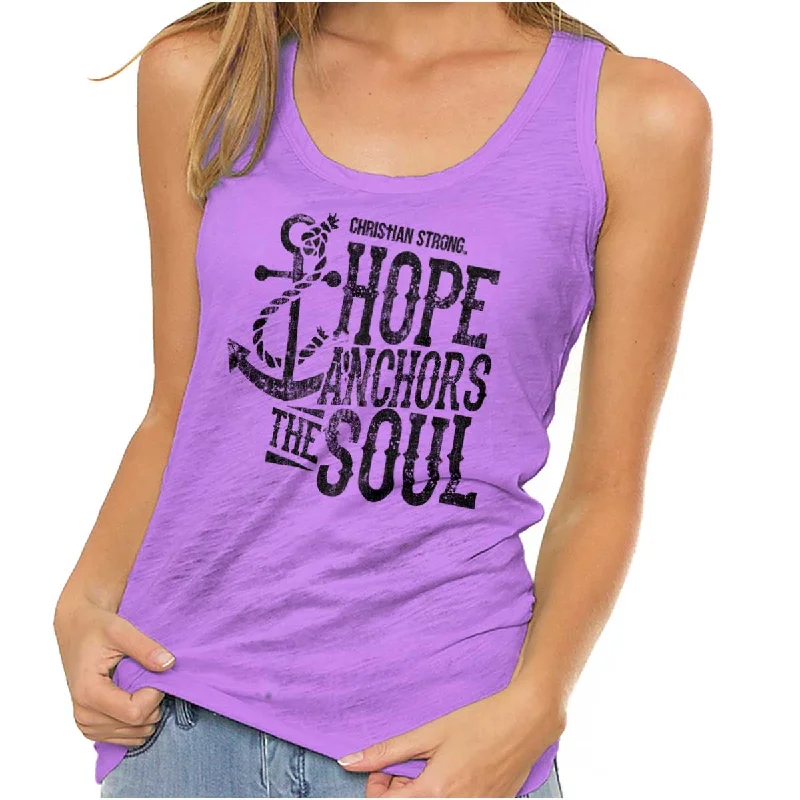  Modern Women's AttireHope Anchors the Soul Racerback Tank